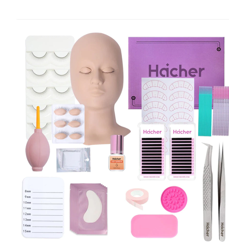 Luxury Mannequin Eyelash Practice Kit